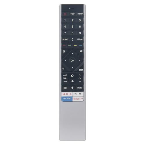 AULCMEET ERF6A64 Ersatz-Sprachfernbedienung Kompatibel mit Hisense 4K OLED Smart TV 100L5F-B12 120L9G-A12 H55U8B H65U8B ERF6A64 120L5F-A12 100L5F-D12 100L9G-D12 AULCMEET ERF6A64 Ersatz-Sprachfernbedienung Kompatibel mit Hisense 4K OLED Smart TV 100L5F-B12 120L9G-A12 H55U8B H65U8B ERF6A64 120L5F-A12 100L5F-D12 100L9G-D12 von AULCMEET