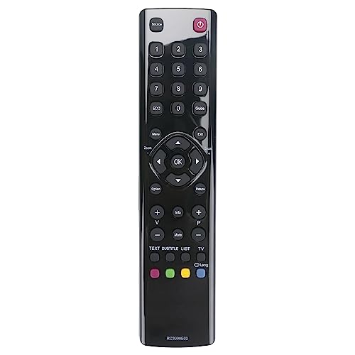 AULCMEET Ersatz-Fernbedienung RC3000E02 Sub RC260JEI1 Passend für TCL LED TV L20D2700 L32D2700 L40D2700 L24D2700 L28D2700 L48D2700 L55D2700 L50D2700 RC300 F40B3913 40DD420 L24E4133F/G von AULCMEET