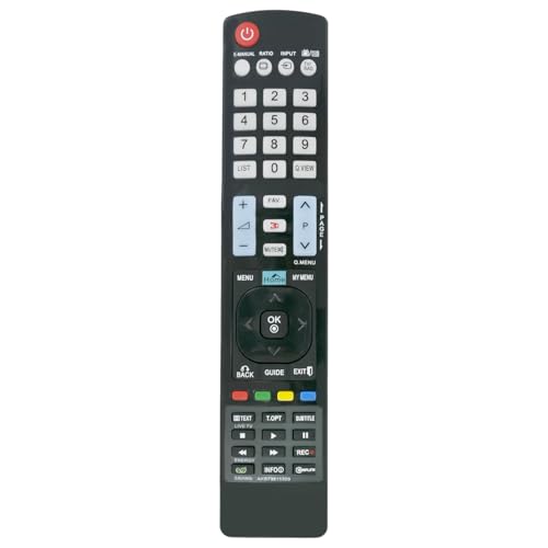 AULCMEET Fernsteuerung,AKB73615309 Neu Ersetzen Sie Fernbedienung passend für fit for LG LCD Smart TV 32LD540 32LD550 37LE4500 37LE5300 42LD540 46LD565 47LE5300 47LE5310 50PT353 von AULCMEET