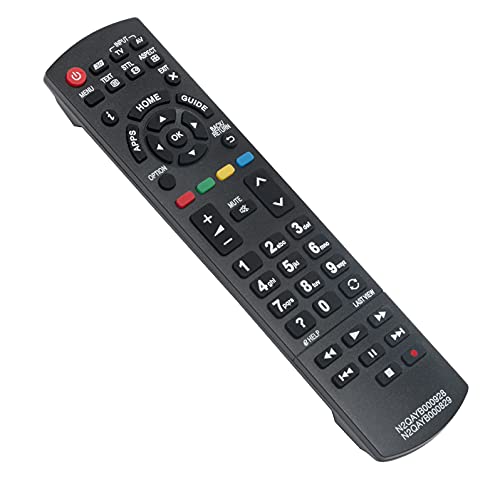 AULCMEET N2QAYB000928 Ersetzte Fernbedienung passend für Panasonic N2QAYB000936 N2QAYB000854 N2QAYB000858 TX-42AS740E TX-42AS750E TX-42ASE650 TX-42ASF657 TX-42ASM651 TX-42ASM655 TX-42ASN658 von AULCMEET