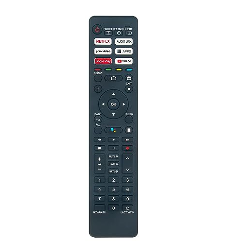 AULCMEET R3PA265 Sprachersatz-Fernbedienung Kompatibel mit Panasonic 4K OLED Smart TV TX-43LXN888 TX-43LXX889 TH-43LX800Z TX-43LXW834 TX-55LXT886 TH-50LX800X TX-43LXW834 von AULCMEET