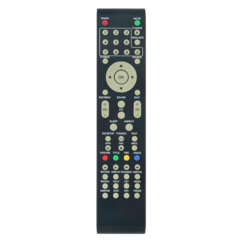 AULCMEET RC57-504C1932104 Ersatz-Fernbedienung Kompatibel mit Telesystem Full HD Smart TV PALCO19/L05 PALCO22/L05 Dyon Enter 24 Basic Vanguard 19 Virtue von AULCMEET