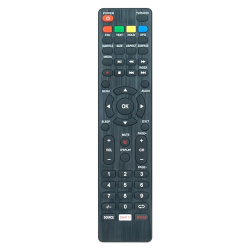 RM-C3411 RC159 Fernbedienung Ersatz passend für JVC JTC TV LT-24FD100 LT-32FD100 LT-32FD110 LT-24FD120 LT-24FD110 von AULCMEET