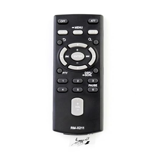 AULCMEET RM-X211 Ersatz Fernbedienung Kompatibel mit Sony Autoradio DSX-A50BT DSX-A400BT DSX-A60BT CDX-GT472UE CDX-GT472UE CDX-GS500R CDX-G1102U CDX-G1150U CDX-G1151U von AULCMEET