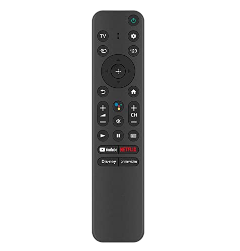 AULCMEET RMF-TX800U Voice Replacement Remote Control Compatible with Sony 4K OLED Smart TV XR-55A75K XR-55A80K XR-55A80CK XR-55A83K XR-55A84K XR-55A95K XR-55X90K XR-55X90CK XR-55X92K von AULCMEET