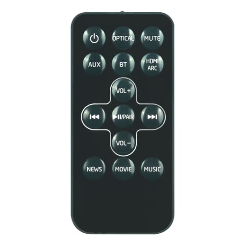 AULCMEET STV106 Ersatz-Fernbedienung Passend für Sharp HT-SBW110 HT-SB110 HT-SB115 92LRC105001372 Soundbar von AULCMEET