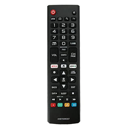 AULCMEET Universal Fernbedienung für LG Smart TV All Models LCD LED 3D HDTV Smart TVs AKB75095308 AKB75095307 AKB74475401 AKB74475433 AKB73975702 AKB75055701 AKB73975711 von AULCMEET