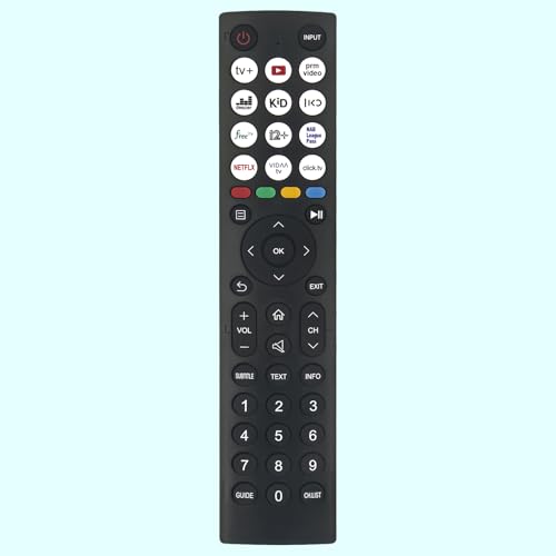 Ersatz-Fernbedienung EN2T36H Sub EN2N36H, fit for Hisense FHD HD Smart TV 40A4KTUK 32A4KTUK von AULCMEET