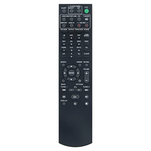Ersatz Fernbedienung Fit für Sony HDD Audio System NAS-E300HD HCD-E300HD SS-CE300HD Remote RM-E02E von AULCMEET