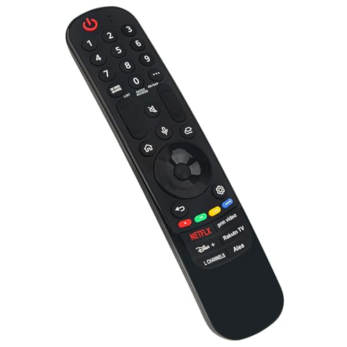 Ersatz-Fernbedienung MR23GA AKB76043103, passend für LG OLED TV OLED42C37LA OLED48C37LA OLED55C37LA OLED65C37LA OLED77C37LA OLED83C37LA OLED55G39LA OLED65G39LA OLED77G39LA OLED83G39LA OLED77B46LA Ersatz-Fernbedienung MR23GA AKB76043103, passend für LG OLED TV OLED42C37LA OLED48C37LA OLED55C37LA OLED65C37LA OLED77C37LA OLED83C37LA OLED55G39LA OLED65G39LA OLED77G39LA OLED83G39LA OLED77B46LA von AULCMEET