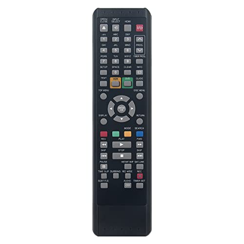 Ersatz-Fernbedienung Passend für Toshiba DVD VCR DVR70 DVR70DTKF2 DVR80 DVR80KF SE-R0343 von AULCMEET