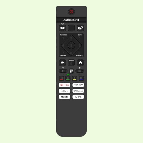 Ersatz-Infrarot-Fernbedienung 398GM10BEPHNE000SY 398GM10BEPHNE000CR SRC-3215-01, Fit for Philips 2024 2025 OLED QLED The Xtra The One LED 4K Ambilight TV Ersatz-Infrarot-Fernbedienung 398GM10BEPHNE000SY 398GM10BEPHNE000CR SRC-3215-01, Fit for Philips 2024 2025 OLED QLED The Xtra The One LED 4K Ambilight TV von AULCMEET