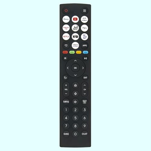 Ersatz-Sprachfernbedienung ERF2AA36 Sub ERF2AB36, fit for Hisense TV 32A4NTUK 50E7NQTUK 55E7NQTUK 58E7NQTUK 75E7NQTUK 43E7NQTUK 65E7NQTUK 85E7NQTUK 100E7NQTUK 50A7NQTUK 55A7NQTUK 65A7NQTUK 55U6NQTUK Ersatz-Sprachfernbedienung ERF2AA36 Sub ERF2AB36, fit for Hisense TV 32A4NTUK 50E7NQTUK 55E7NQTUK 58E7NQTUK 75E7NQTUK 43E7NQTUK 65E7NQTUK 85E7NQTUK 100E7NQTUK 50A7NQTUK 55A7NQTUK 65A7NQTUK 55U6NQTUK von AULCMEET