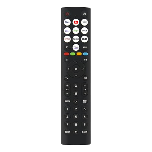 Ersatz-Sprachfernbedienung ERF2AK36, Fit for Hisense TV 4K Ultra HD Smart TV 32A5NQTUK 75A6NTUK 50A6N 75A6N 43A72NQ 50A72NQ 55A72NQ 65A72NQ 43A72KQ 50A72KQ 55A72KQ 75A72KQ 65E7NQTUK Ersatz-Sprachfernbedienung ERF2AK36, Fit for Hisense TV 4K Ultra HD Smart TV 32A5NQTUK 75A6NTUK 50A6N 75A6N 43A72NQ 50A72NQ 55A72NQ 65A72NQ 43A72KQ 50A72KQ 55A72KQ 75A72KQ 65E7NQTUK von AULCMEET