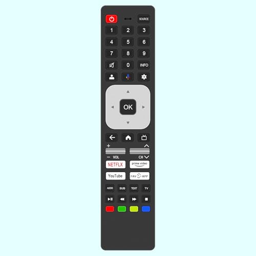 Ersatz-Sprachfernbedienung SHWRMC0147N SHW/RMC/0147N, fit for Sharp 4K Ultra HD LED Gccgle TV 43GL4760E 55GP6460E 70GP6260E 55GP6260E 70GP6760E 55GP6760E 55GP6265E 50GP6265E 43GP6265E Ersatz-Sprachfernbedienung SHWRMC0147N SHW/RMC/0147N, fit for Sharp 4K Ultra HD LED Gccgle TV 43GL4760E 55GP6460E 70GP6260E 55GP6260E 70GP6760E 55GP6760E 55GP6265E 50GP6265E 43GP6265E von AULCMEET