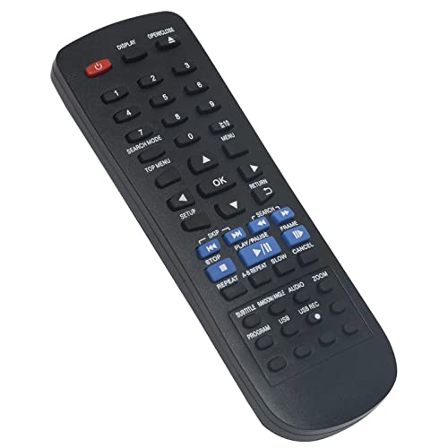 N2QAYA000015 Ersatz Fernbedienung Fit für Panasonic DVD CD Player DVD-S48 DVD-S68 DVD-S500 DVD-S700 DVD-S500EP-K N2QAYA000015 Ersatz Fernbedienung Fit für Panasonic DVD CD Player DVD-S48 DVD-S68 DVD-S500 DVD-S700 DVD-S500EP-K von AULCMEET