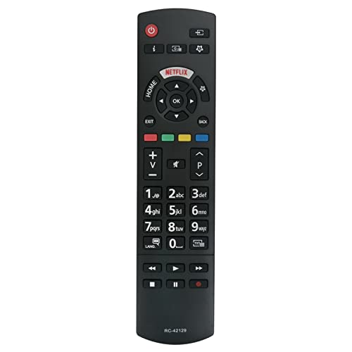 RC42129 Ersatz Fernbedienung Fit für Panasonic LED Fernseher TX-32GS350E TX-43HX580E TX-43HX580EZ TX-43HX582E TX-43HX585E TX-43HX600E TX-43HX602E TX-43HX603E TX-43HXW584 TX-50HX580E RC42129 Ersatz Fernbedienung Fit für Panasonic LED Fernseher TX-32GS350E TX-43HX580E TX-43HX580EZ TX-43HX582E TX-43HX585E TX-43HX600E TX-43HX602E TX-43HX603E TX-43HXW584 TX-50HX580E von AULCMEET