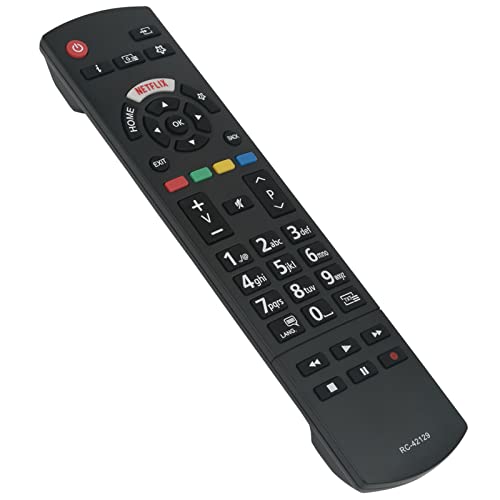 RC42129 Ersatz Fernbedienung Fit für Panasonic LED Fernseher TX-43HXW584 TX-50HXW584 TX-55HXW584 TX-65HXW584 TX-32GS350E TX-43HX600E TX-43HX602E TX-43HX603E TX-50HX600E TX-50HX602E TX-50HX603E RC42129 Ersatz Fernbedienung Fit für Panasonic LED Fernseher TX-43HXW584 TX-50HXW584 TX-55HXW584 TX-65HXW584 TX-32GS350E TX-43HX600E TX-43HX602E TX-43HX603E TX-50HX600E TX-50HX602E TX-50HX603E von AULCMEET
