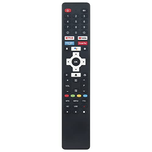 Replacement Universal Ersatz Sprachfernbedienung Control Passend für KARBONN DYON Smart 32 AD-2 Sharp ECOSTAR Challenge TV von AULCMEET