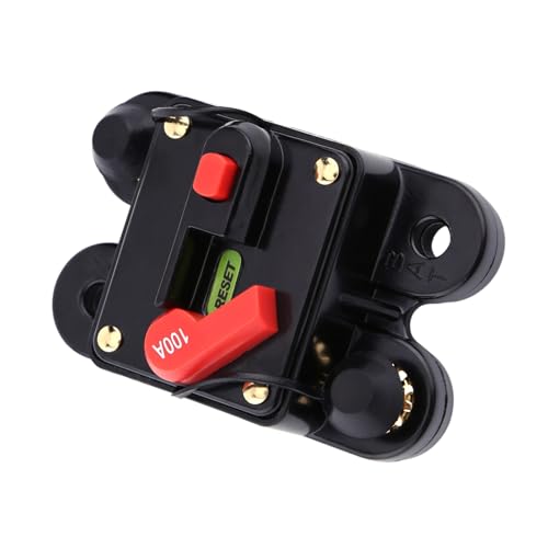 150A Schneller Wiederverbindungsauto -Audiobrecher, Hergestellt aus Legierungsmaterial Reset, mit Einfachem Switch -Betrieb für Marine Boat Truck RV Anwendungen (100A) von AUNMAS