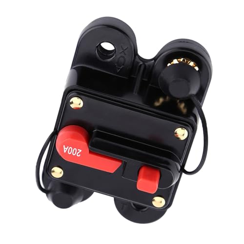 150A Schneller Wiederverbindungsauto -Audiobrecher, Hergestellt aus Legierungsmaterial Reset, mit Einfachem Switch -Betrieb für Marine Boat Truck RV Anwendungen (200A) von AUNMAS