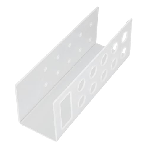 AUNMAS Transparentes Acryl-Whiteboard-Marker-Halter Organisator Wandmontage Desktop 2-in-1-Design mit 10 Trockenerase-Markierungen Radierschlitze für die Organisation des Büros für das von AUNMAS