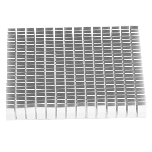 Aluminiumkühlkörper, Kühler Zum Abkühlen der Schwarzen Wärmekühlkörpermodul -Kühlerchips mit Diffusionsflossen -LED Schaltung, Ideal für CPU, Leistungsverstärker, PCB, Mechanische Komponenten (WHITE) von AUNMAS