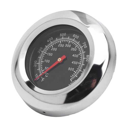BBQ-Thermometer aus Edelstahl, 76-mm-Zifferblatt-Grill-Ofen-Thermometer, M10 Schraubengewinde-Grill-Temperaturmesser mit Flügelmutter Zum Hauskochen, 100-1000 ° F. BBQ-Thermometer aus Edelstahl, 76-mm-Zifferblatt-Grill-Ofen-Thermometer, M10 Schraubengewinde-Grill-Temperaturmesser mit Flügelmutter Zum Hauskochen, 100-1000 ° F. von AUNMAS