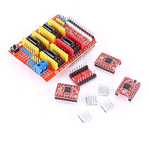 Cnc Shield Expansion Board, Drv8825 Stepper Motor Driver A4988 4Pcs A4988 Stepper Motor Driver For Engraver 3D Printer Cnc Shield Expansion Board, Drv8825 Stepper Motor Driver A4988 4Pcs A4988 Stepper Motor Driver For Engraver 3D Printer von AUNMAS