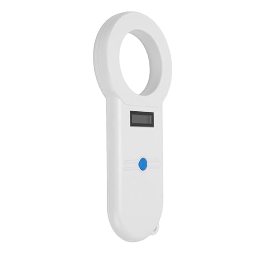 Microchip -Scanner, 134.2kHz Organisches Licht Emittierender Dioden Display Hundekatze Microchip -Leser Tragbarer USB -Lade -Pet -Chip -ID -Leser für Geflügel, Vieh, Fisch, von AUNMAS