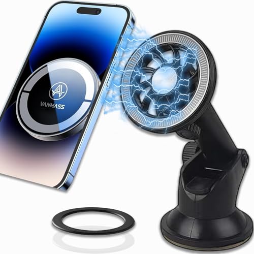 AUPERTO Magnetische Handy-Autohalterung, 360 ° drehbar, universal, starke Magnete, Armaturenbrett-Halterung, Auto-Handyhalterung für iPhone 16/15/14 Serie und alle Handys mit Metallring AUPERTO Magnetische Handy-Autohalterung, 360 ° drehbar, universal, starke Magnete, Armaturenbrett-Halterung, Auto-Handyhalterung für iPhone 16/15/14 Serie und alle Handys mit Metallring von AUPERTO