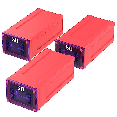 AUPROTEC JCASE Blocksicherung Female OTO J Japan 20A - 60A Auswahl: 50A Ampere rot, 3 Stück von AUPROTEC