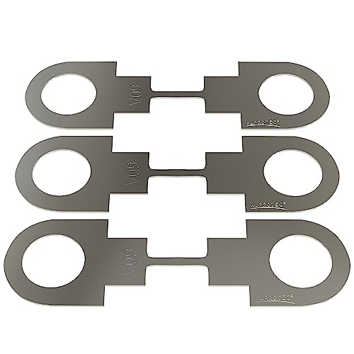 AUPROTEC Streifensicherung HSB Blattsicherung 30A - 175A Auswahl: 60A Ampere, 3 Stück von AUPROTEC