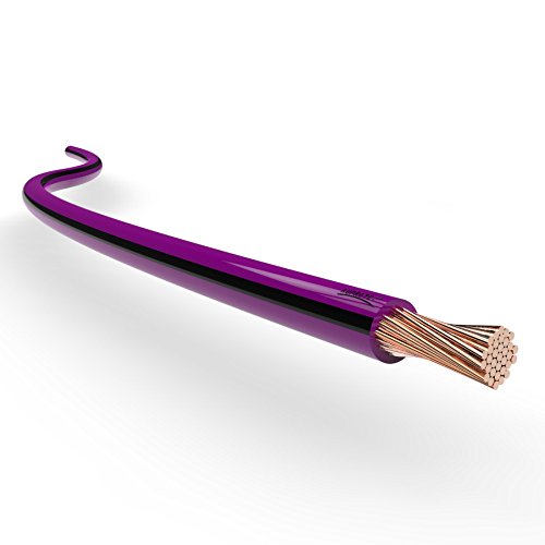 Kfz Litze FLRy 0,75mm² 1mm² 1,5mm² Längen 5m oder 10m Auswahl: (10m Meter 1.5 mm² violett/schwarz) von AUPROTEC