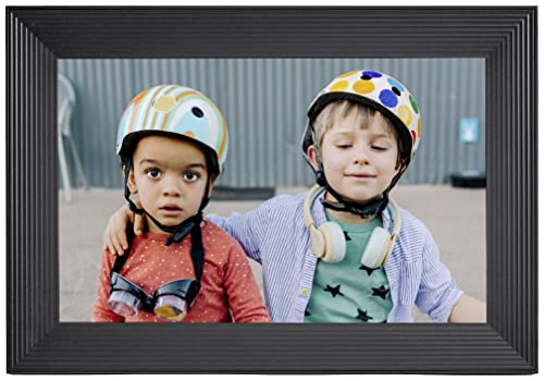 Carver Digitaler Bilderrahmen 10,1 Zoll – Gravel – HD-Display 1280 × 800 mit 10,1 Zoll in hochwertiger Bildqualität von AURA