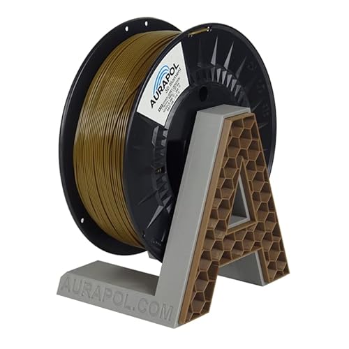 AURAPOL ASA Filament 1.75 mm, 850 g 3D Drucker Filament mit Präzision 1,75 mm +/- 0,02 mm, Premium 3D Filament kompatibel mit den meisten FDM(FFF)-3D-Druckern und 3D-Stiften, Khaki von AURAPOL