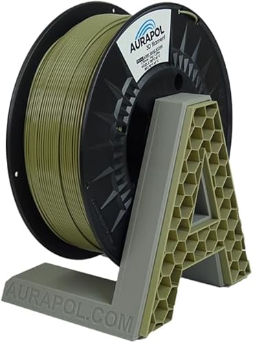 AURAPOL PETG Filament 1.75 | 1kg Armee Sandsturm | filament-3d-druckmaterialien | 1 kg Premium 3D Drucker Filament kompatibel mit meisten FDM(FFF)-3D-Druckern und 3D-Stiften | Army Sand Storm von AURAPOL