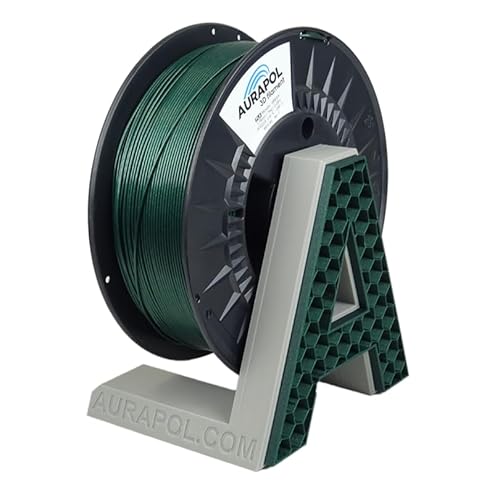 AURAPOL PLA 3D Filament Metallisches Grün 1 kg 1,75 mm von AURAPOL