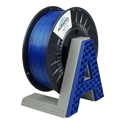 AURAPOL PLA 3D Filament Modrá metalíza 1 kg 1,75 mm von AURAPOL