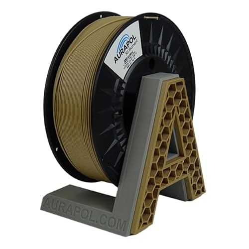 AURAPOL PLA 3D Filament Wood Bamboo 1 kg 1,75 mm von AURAPOL