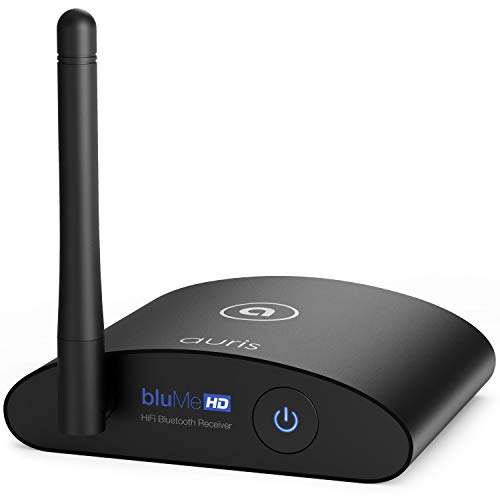 Auris Blume HD Musik 5.0 Bluetooth Receiver mit Großer Reichweite - HiFi Wireless Audio Aux Bluetooth Adapter mit Audiophilen DAC und aptX HD für Streaming auf Stereoanlage – Bluetooth Adapter Aux von AURIS