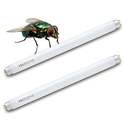 FSL BL T8 F10W Insektenvernichter Elektrisch Ersatz Birne, 13in UV Rohre für 20W Mückenlampe/Mosquito Killer (2-Pack) von AUROHOPE