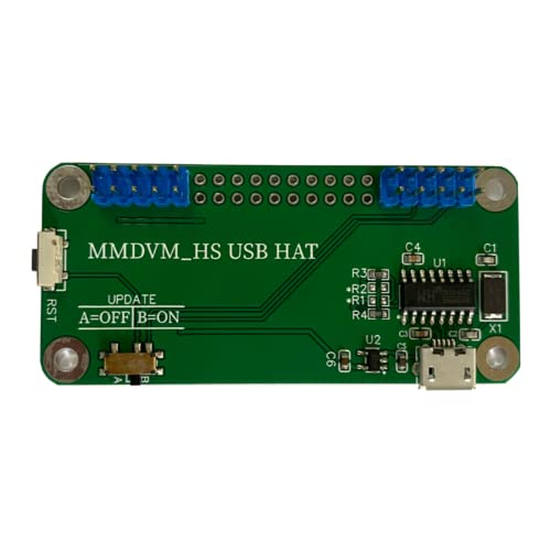 AURSINC MMDVM Hotspot USB HAT Board für Simlpex & Dual Band Hotspot & Modem RPT Hat Unterstützung DMR DSTAR BlueDV,Kompatibel mit Windows Linux Android System,BER, DMR, TX & TCXO Offset,MicroUSB Port von AURSINC