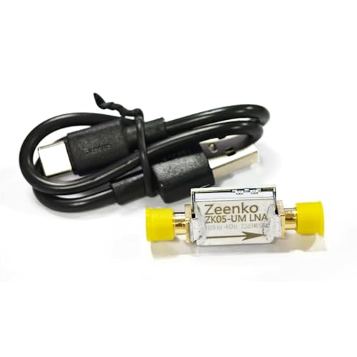 AURSINC ZK05-UM Rauscharmer Verstärker LNA-Modul, 100 kHz-6 GHz, Breitband, geräuscharm, 21 dB Verstärkung, USB-Schnittstelle betrieben, für TinySA Ultra, RF & Software Defined Radio (SDR) von AURSINC