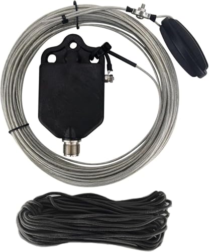 JYR4010-400W End Fed Half Wave Antenna, 4 Band 10m 15m 20m 40m Long Wire Antenna 1:64 Balun No Tuning von AURSINC