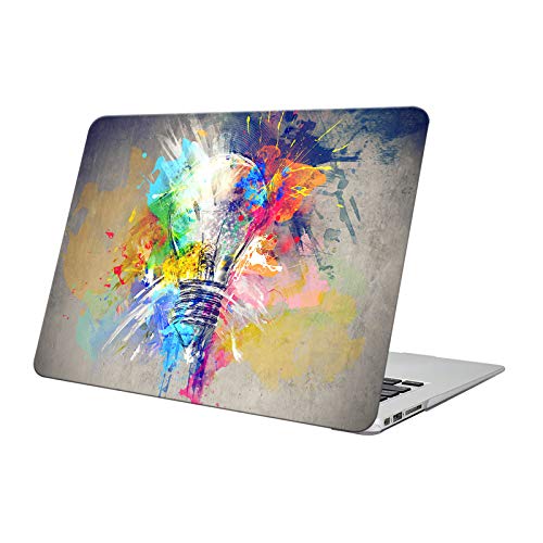 AUSMIX Schutzhülle für MacBook Pro Retina 38.1 cm (15 Zoll) (ohne CD-ROM), Handgefühl, nur für Pro 15 Retina (Modell: A1398) – Sakura Path Creative Lamp 2016-2018 Pro 15 with Touch Bar (A1707/A1990) von AUSMIX