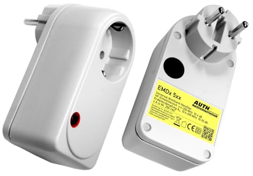 AUTH Netzfilter Universal-Breitband, Zwischenstecker (16 A, 30 k-200 MHz, Überspannungsschutz (SPD), lichtgrau) von AUTH NachrichtenTechnik