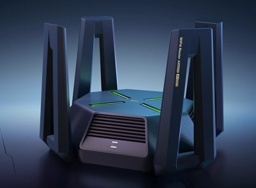 Xiaomi Router Ax9000, Glasfaser-Router für Gamer, Router mit 9000 Mbit/s Geschwindigkeit, kabelloser Dreiband-Router mit 12 Omnidirektionalen Antennen, Schwarz Xiaomi Router Ax9000, Glasfaser-Router für Gamer, Router mit 9000 Mbit/s Geschwindigkeit, kabelloser Dreiband-Router mit 12 Omnidirektionalen Antennen, Schwarz von AUTO LABEL. FIRST CLASS DRIVER ACCESSORIES
