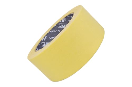 APP Standard 60°C - Malerkrepp 48 mm | Vielseitiges Kreppband für Malerarbeiten, lösungsmittelfrei - Rückstandslos entfernbar | Abklebeband temperaturbeständig bis 60°C | 45 m x 48 mm von AUTO-PLAST PRODUKT
