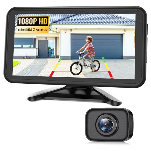 AUTO-VOX Rückfahrkamera Kabellose fürs Auto Einfach Nachrüsten: 5" HD 1080P Rückfahrkamera mit klarer Nachtsicht, 2 Kanäle, IP69K Wasserdichtes Rückfahrkamera System für LKW, Pickup, SUV, Van – W12 AUTO-VOX Rückfahrkamera Kabellose fürs Auto Einfach Nachrüsten: 5" HD 1080P Rückfahrkamera mit klarer Nachtsicht, 2 Kanäle, IP69K Wasserdichtes Rückfahrkamera System für LKW, Pickup, SUV, Van – W12 von AUTO-VOX